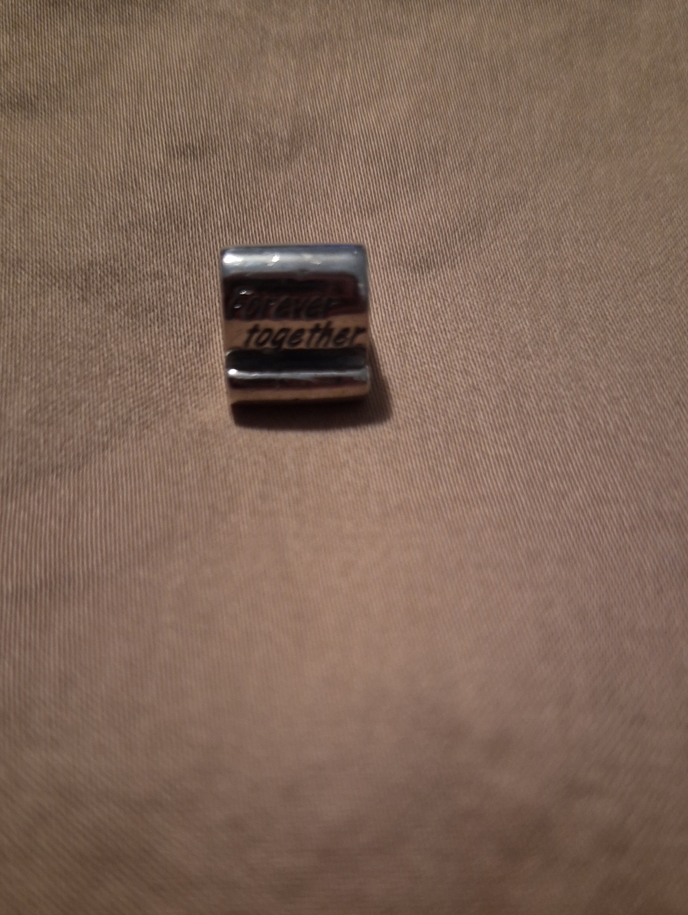 Pandora Silver 'Forever Together' Charm Bead - For Your Pandora Bracelet